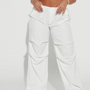 fashion nova White Xsmall Jogger Pants
